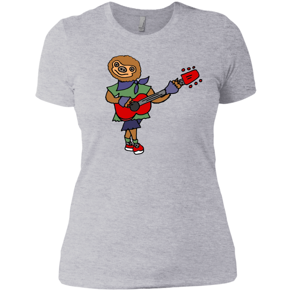 funny cool sloth is playing the guitar sweatshirt T-Shirt