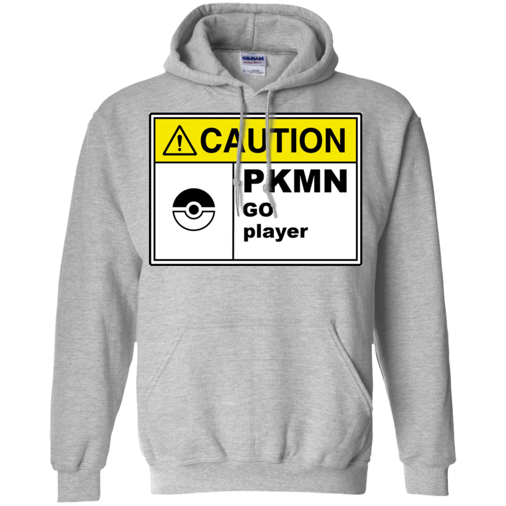 caution! pkmn go player T-Shirt