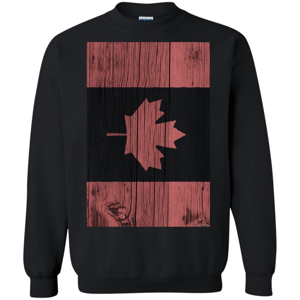 canaada flag painted on wood T-Shirt
