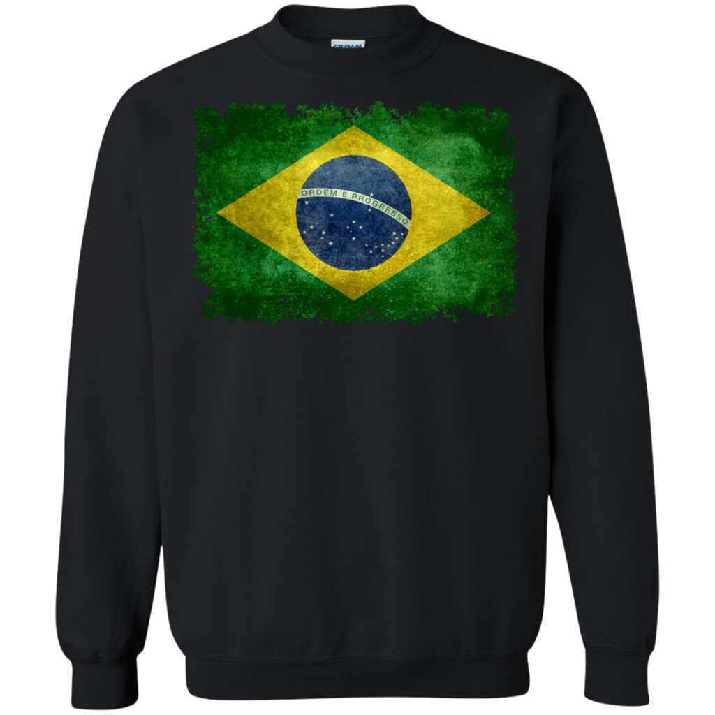 flag of brazil in vintage retro style T-Shirt