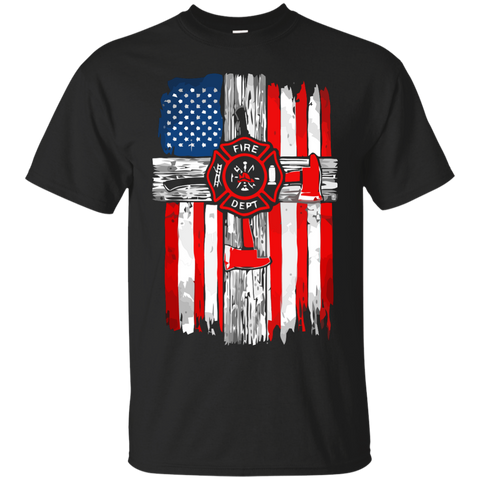 firefighter american flag T-Shirt