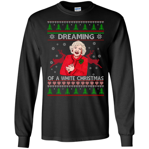 betty white: dreaming of a white christmas sweater, T-Shirt