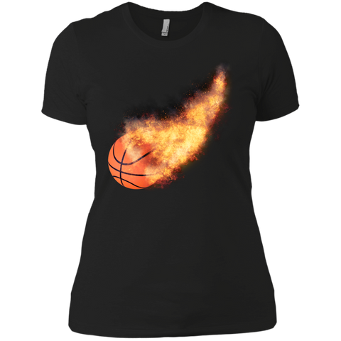flaming basketball T-Shirt