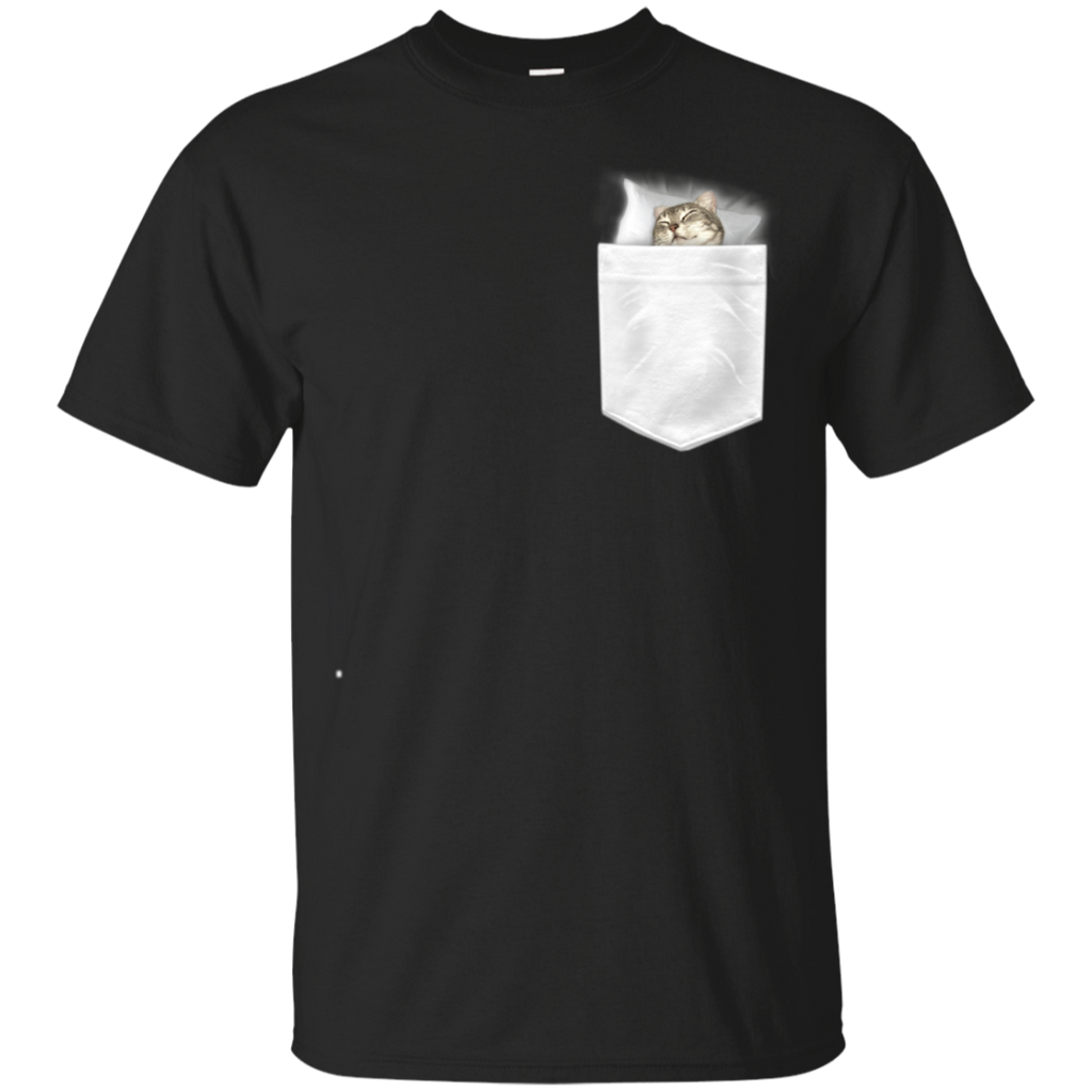 cat sleeping in my pocket sweatshirt T-Shirt