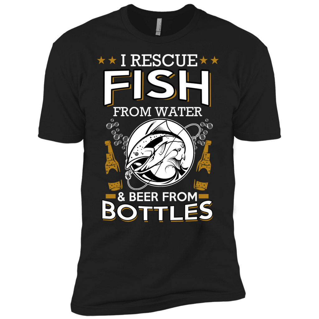 fish from water and beer from bottles T-Shirt
