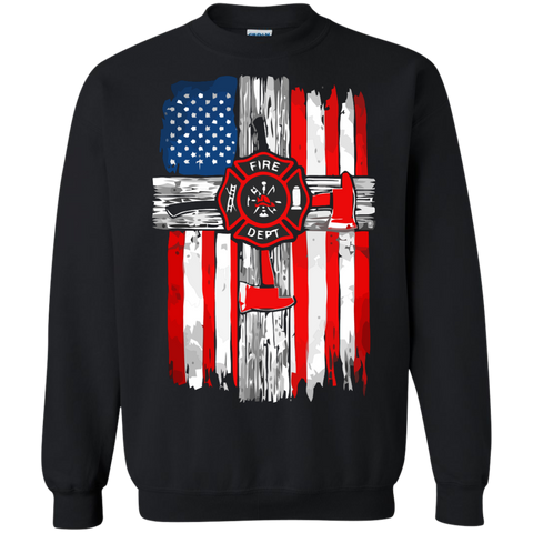 firefighter american flag T-Shirt