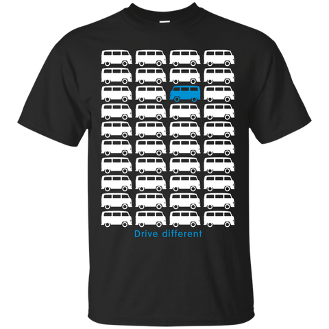 drive different - bus (white) matching family T-Shirt