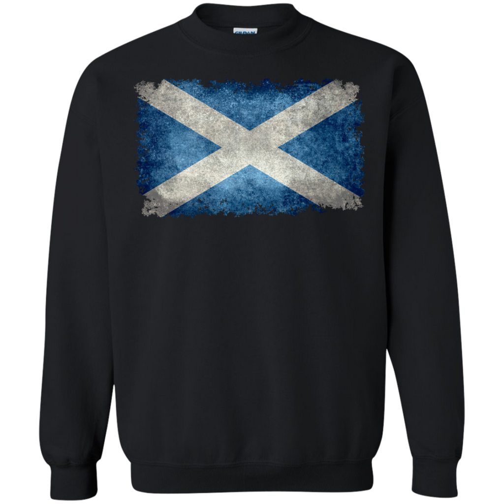 flag of scotland in vintage retro style T-Shirt
