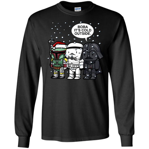 boba, it's cold outside holiday sweater T-Shirt
