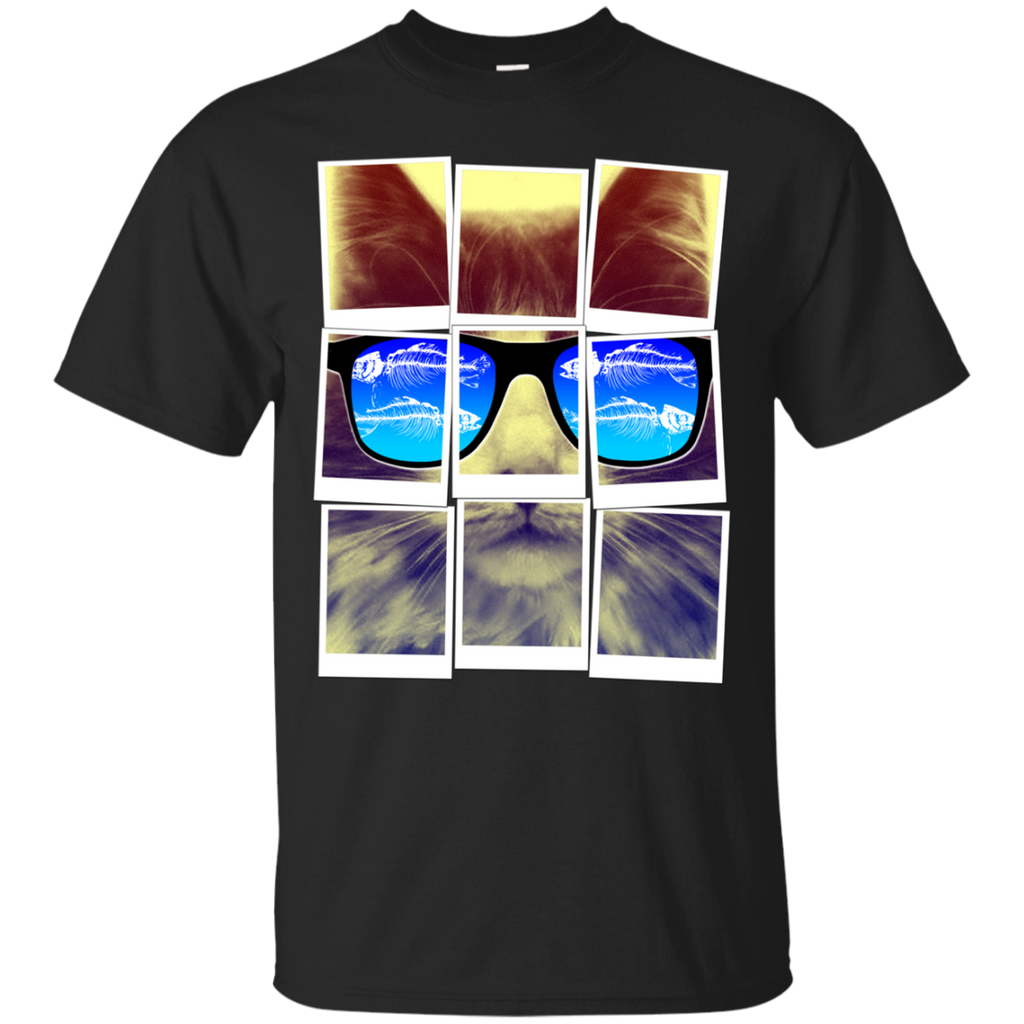 cool cat photo t- T-Shirt