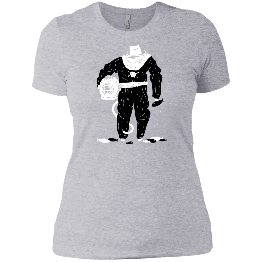 deep sea diver cat (black suit) T-Shirt