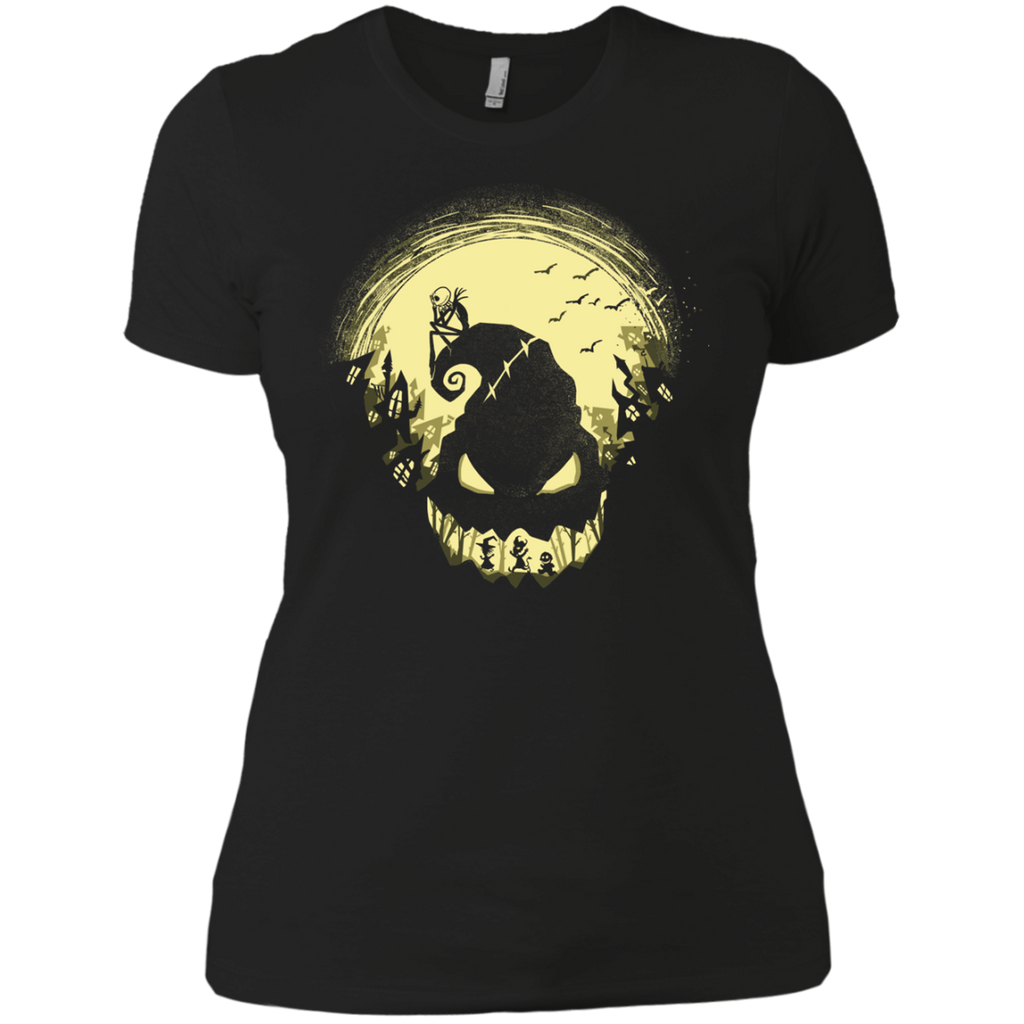 jack's nightmare halloween Next Level Ladies Boyfriend Tee