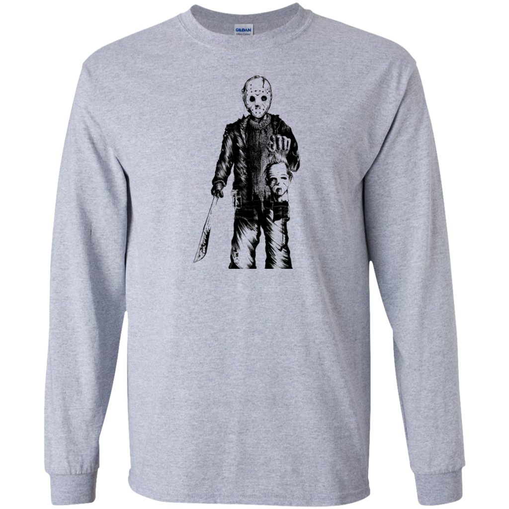 jason vs michael myers sticker halloween LS Ultra Cotton Tshirt