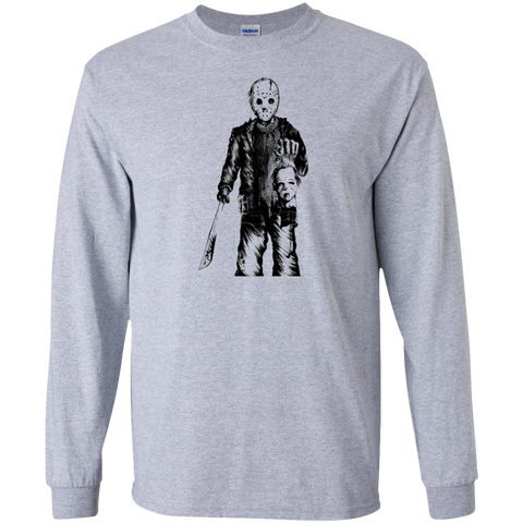 jason vs michael myers sticker halloween LS Ultra Cotton Tshirt