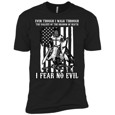 even though i walk shadow of death - fear no evil - T-Shirt