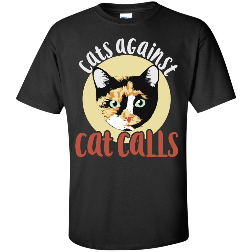 cats against catcall calico cat feminism T-Shirt