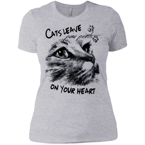 cats leave paw prints on your heart sweatshirt T-Shirt