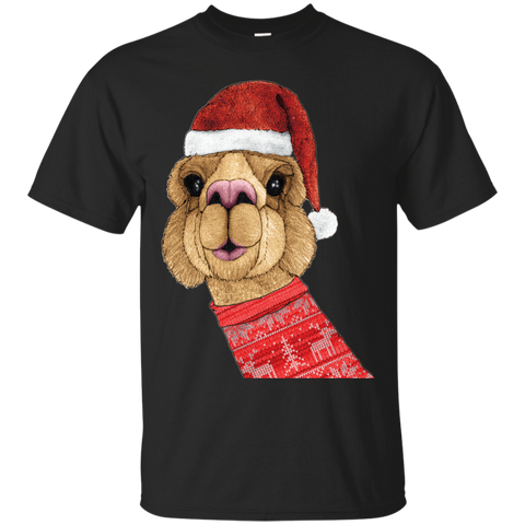 alpaca christmas holiday sweater T-Shirt