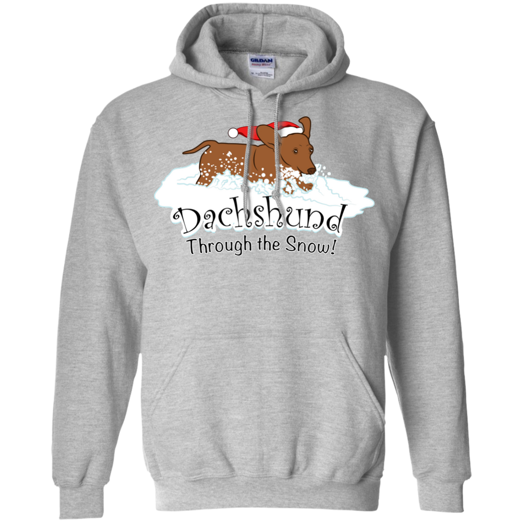 dachshund through the snow  funny T-Shirt