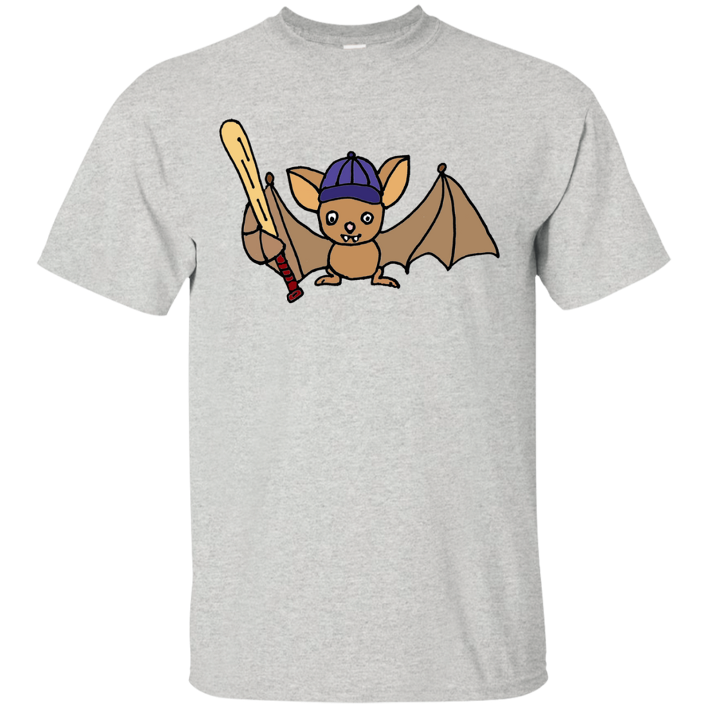 cool funny bat holding baseball bat T-Shirt
