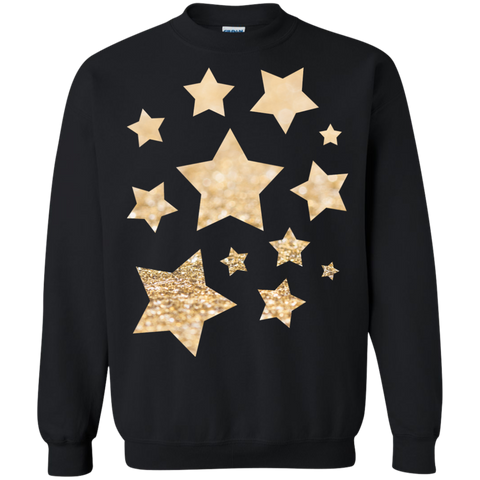 beautiful champagne gold glitter sparkles stars T-Shirt
