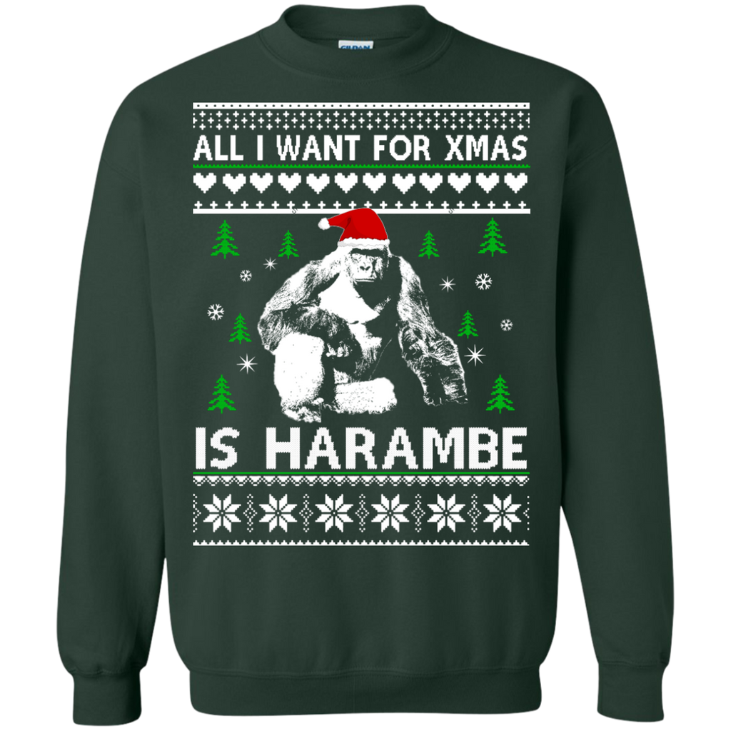 all i want for xmas is harambe sweater, T-Shirt