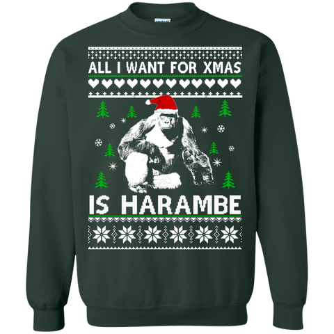 all i want for xmas is harambe sweater, T-Shirt