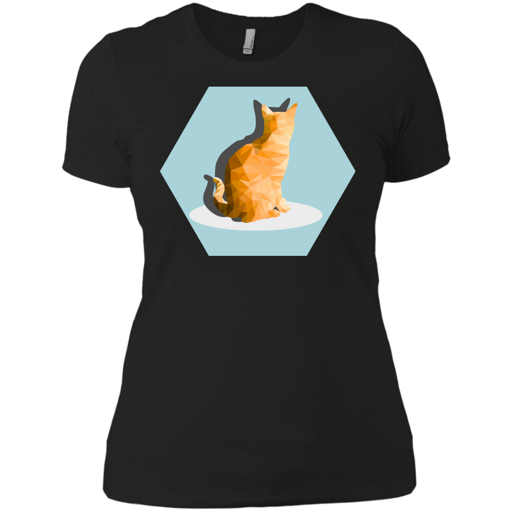 behind yellow cat T-Shirt