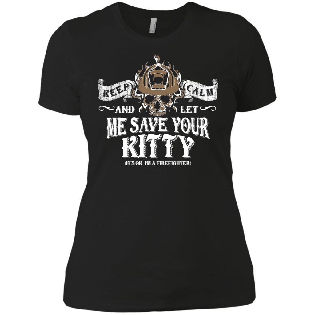 firefighter save your kitty 23 T-Shirt