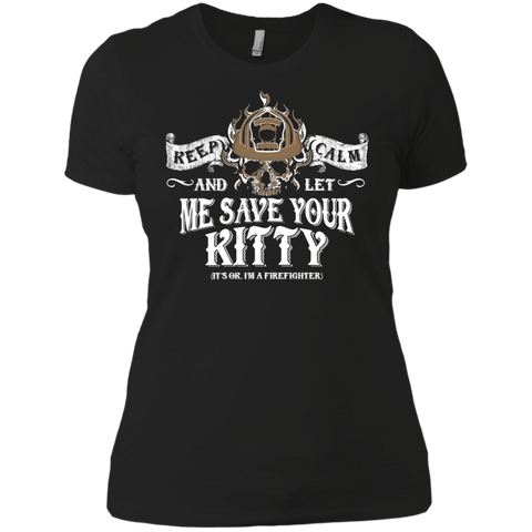 firefighter save your kitty 23 T-Shirt