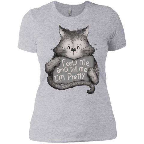 feed me and tell me im pretty cat sweatshirt T-Shirt