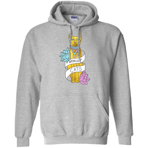 cats egypt pyramid gold kitten pets tabby tumblr gold typography sweatshirt T-Shirt