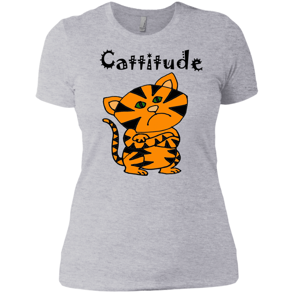 cool funny orange tiger cat with attitude t- T-Shirt