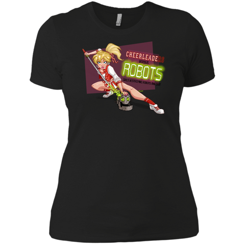 cheerleaders versus robots T-Shirt