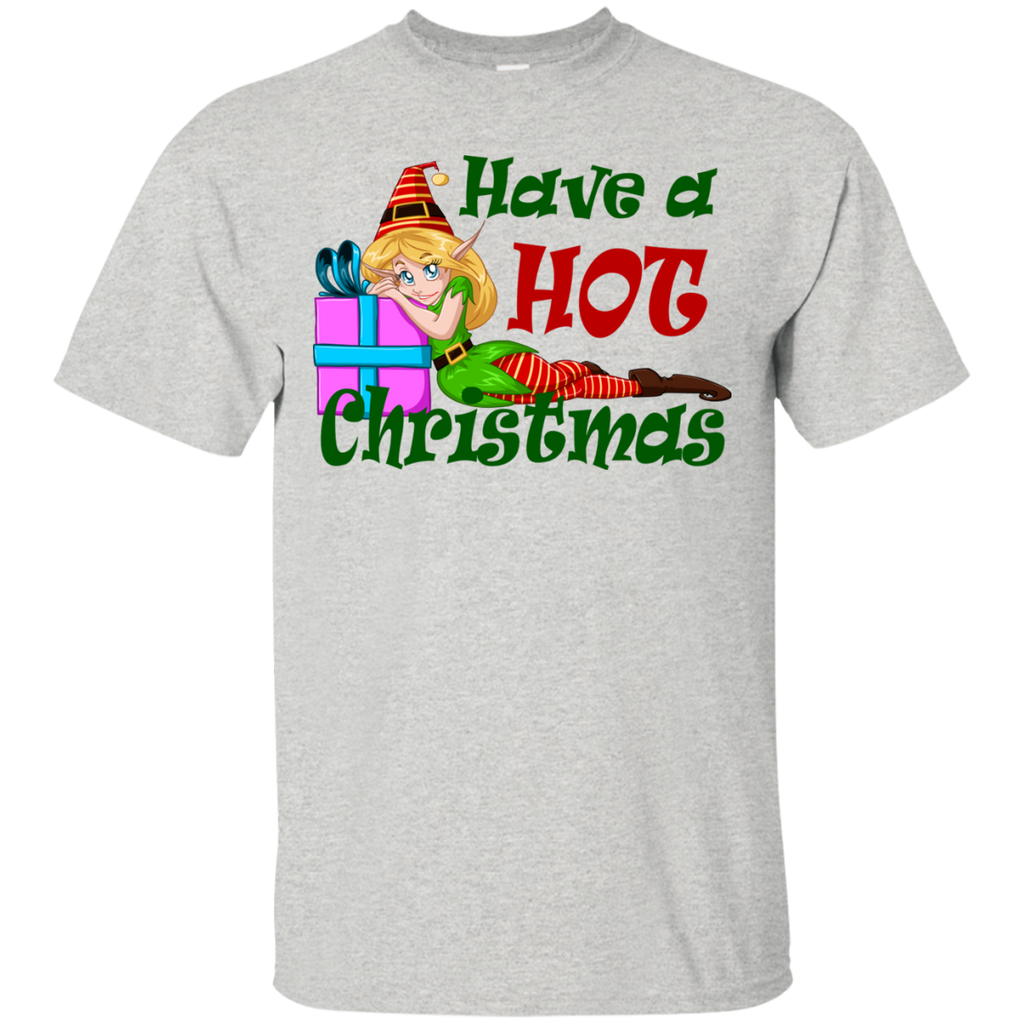 elf girl have a hot christmas  funny T-Shirt