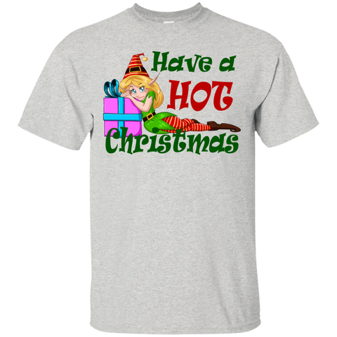 elf girl have a hot christmas  funny T-Shirt