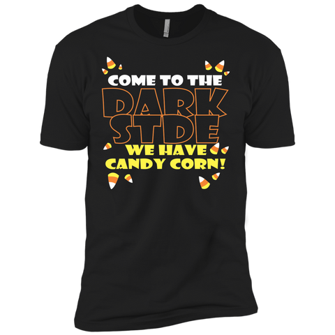 come to dark side we have candy corn halloween T-Shirt Next Level Premium Short Sleeve Tee