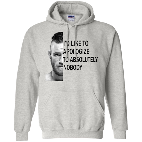 conor mcgregor: i'd like to apologize to absolutely nobody T-Shirt