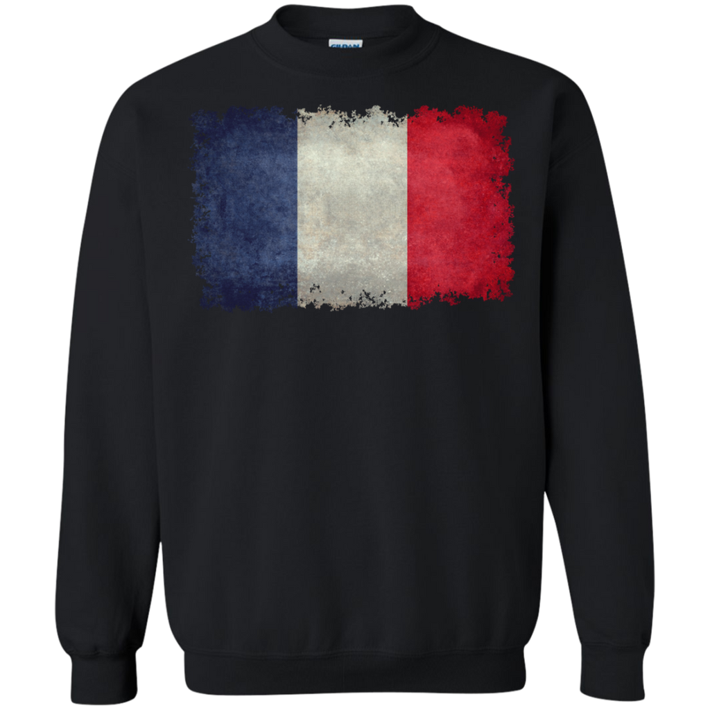 flag of france in vintage retro style T-Shirt