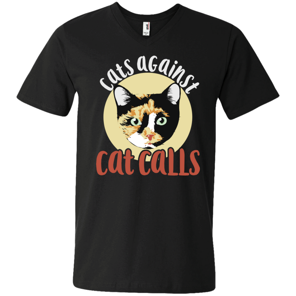 cats against catcall calico cat feminism T-Shirt