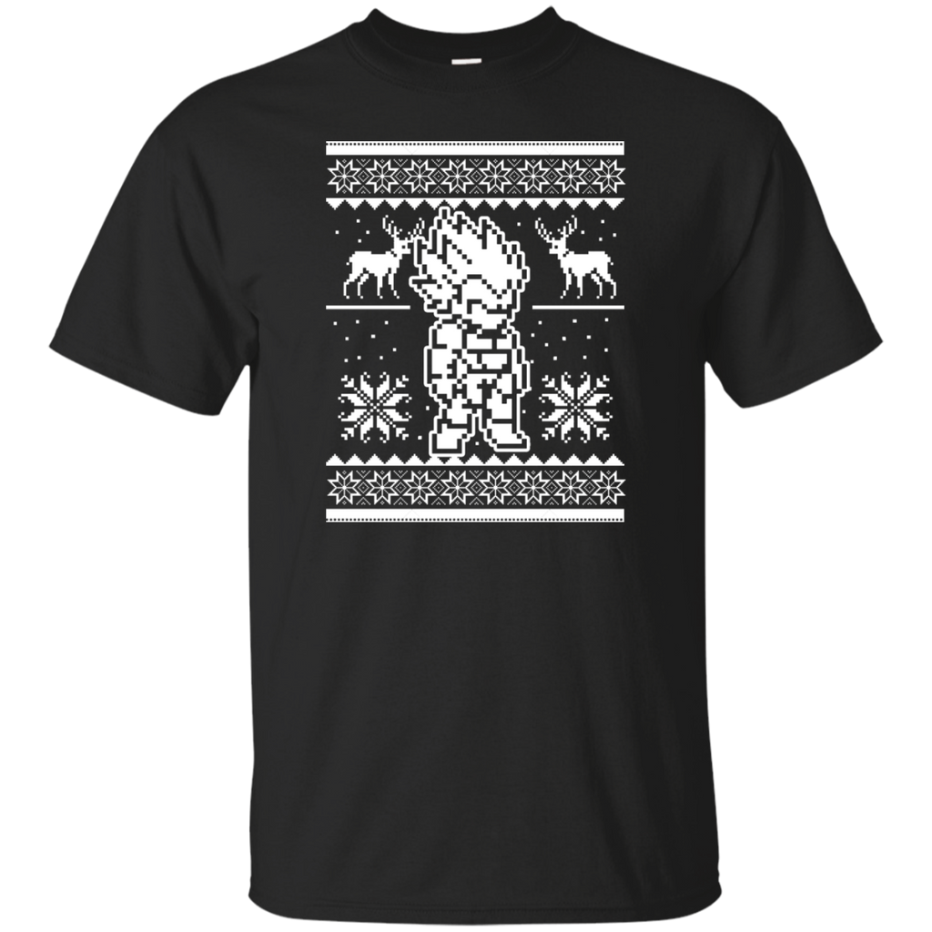 christmas saiyan prince ugly sweater holiday sweater T-Shirt