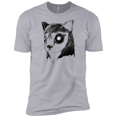 creepy husky dog stare inverted T-Shirt