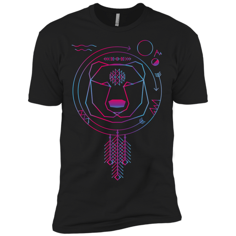colorfull geometric bear american native tribal universe matching family T-Shirt