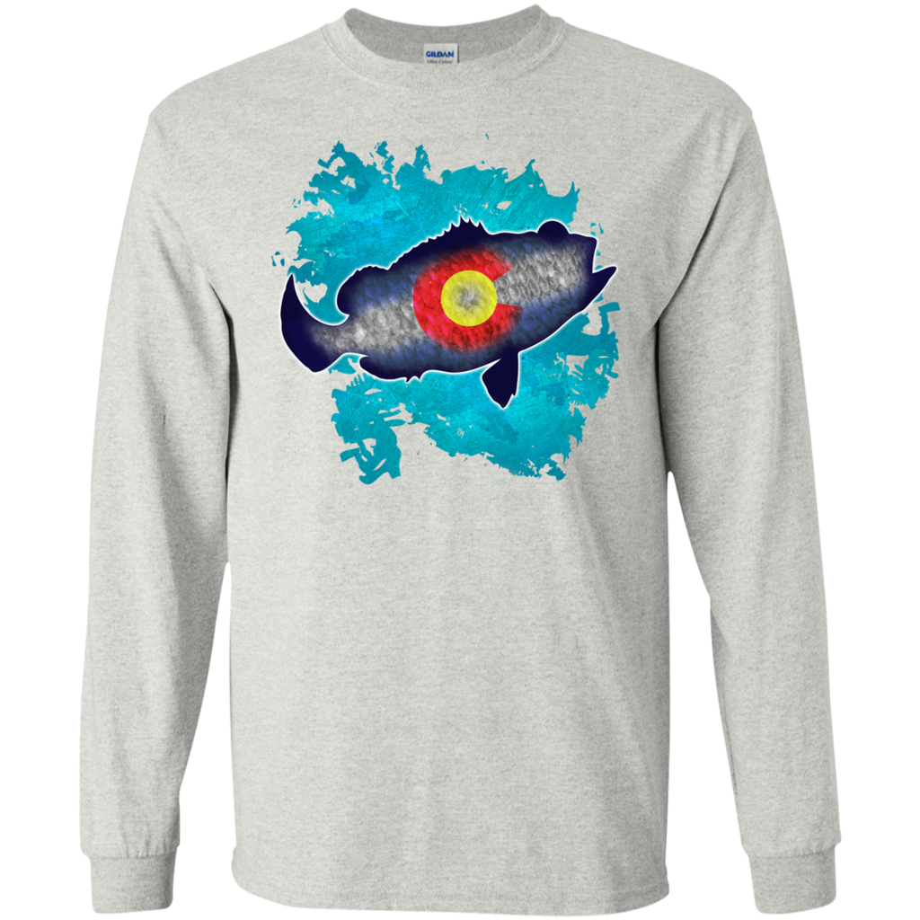 colorado flag bass fish splash T-Shirt