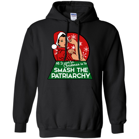 all i want for christmas is to smash the patriarchy holiday sweater T-Shirt