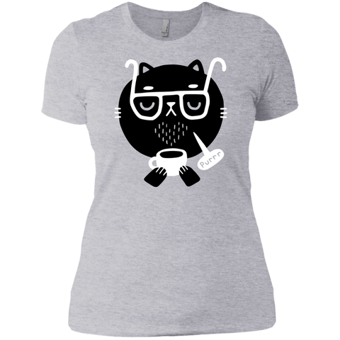cat loves coffee sweatshirt T-Shirt