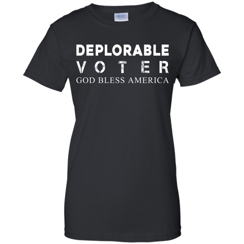 deplorable voter god bless america T-Shirt