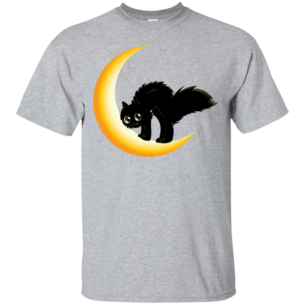 black cat on moon sweatshirt T-Shirt