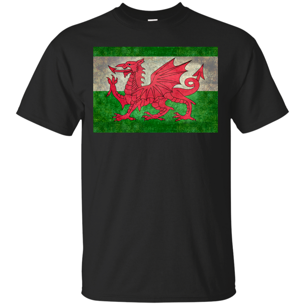 distressed wales flag T-Shirt