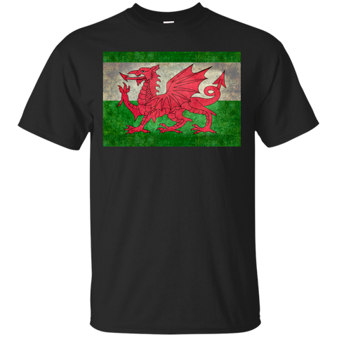 distressed wales flag T-Shirt
